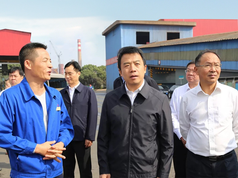 泰州市委書(shū)記史立軍一行來(lái)公司調(diào)研